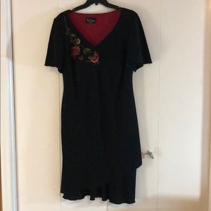 SL Fashion embroidered dress